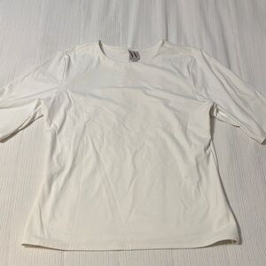 Worthington White Blouse with 3/4 Sleeves